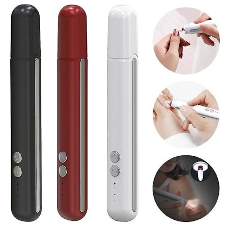 Nail Drill Machine USB Rechargeable Portable Electric Nail Polisher Nail Manicure Nail Grinder