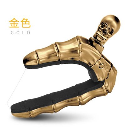 Kul dødninghode spøkelse finger gitar capo folkegitar tonehøydeendrer ukulele CAPO instrumenttilbehør A