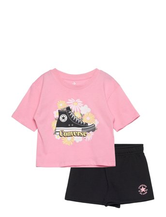 Ks-Knit Short Set Patterned Converse