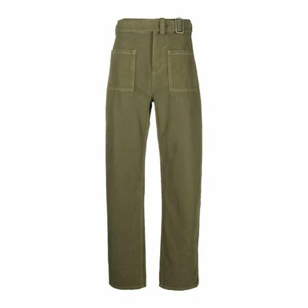 Etro, Wide Trousers Groen, Dames, Maat:S