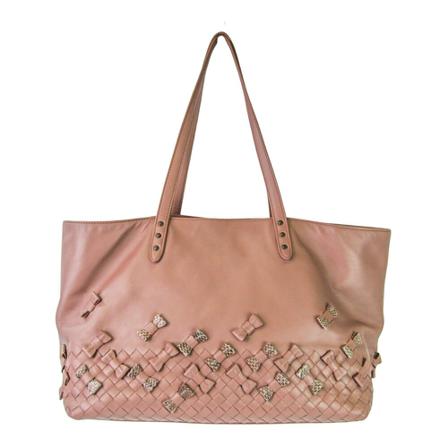 Bottega Veneta Vintage Pre -owned Intrecciato , Roze , Dames , Maat: ONE Size Vintage Tassen