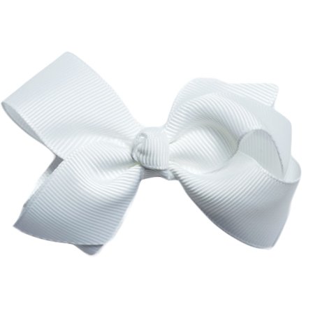 Hårspenne Barn, Sløyfe, Hvit - Busy Lizzie