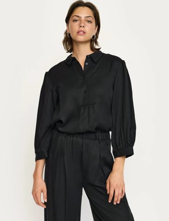 Soft Rebels Srstormy Blouse - Black - M