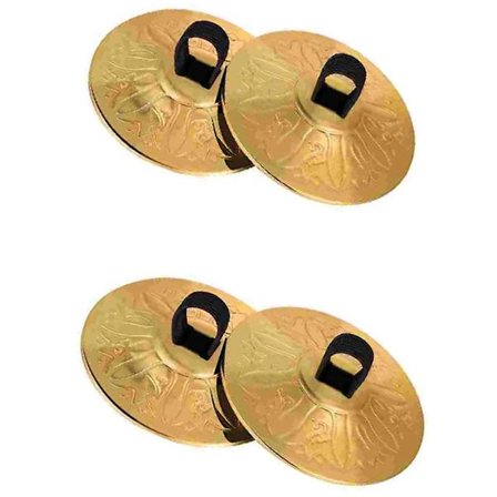 4 kpl Kupariset Sormisymbaalit Pienet Sormisymbaalit Vatsatanssi Mini Symbaalit Soitin Kastike