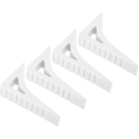 4 dørstoppere, hvide