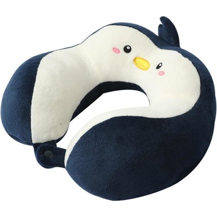 U-formad kudde för avkoppling ergonomisk kontor klassrum tupplur kudde nackkudde vardagspingvin