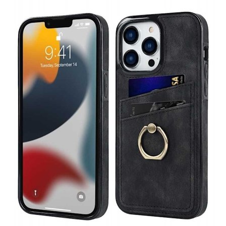 iPhone 13 Pro Max mobilcover med kortholder Retro V4