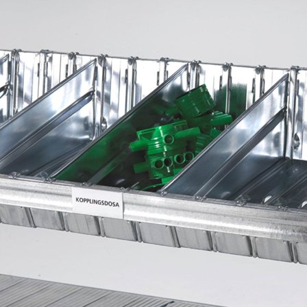 Plockplan, inkl bärbalkar, galvat, 900x600 mm, max belastning 200 kg