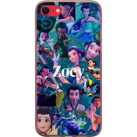 Kompatibelt Mobilskal till Apple Apple iPhone 7 Kpop Demon Hunters Zoey Collage Mystic Forest Idol Energikraft