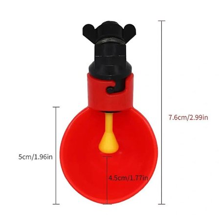 10 kpl Kana Viiriäinen Juomakuppi Automaattinen Syöttö Vesikuppi Suora Putki Keltaisella Nänillä Maatilan Siipikarjan Juomavesijärjestelmä Ruuvilla