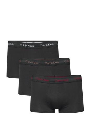 3P Low Rise Trunk Boksershorts Svart Calvin Klein
