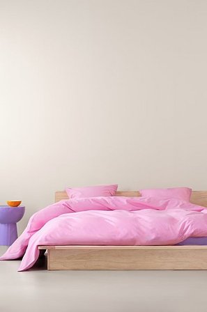 Jotex - Påslakanset Dubbelsäng Ekologisk Pionrosa ZACK - Köp Dubbelsäng hos Jotex