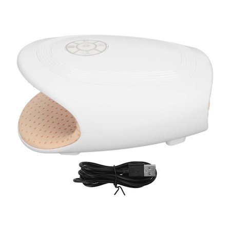 Gasbag Hand Massage Machine Heating Promote Circulation Reduce Discomfort Finger Joint Massager White