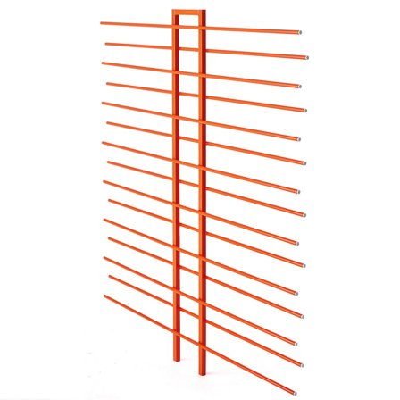 Gitter med hyldedybde 600 mm