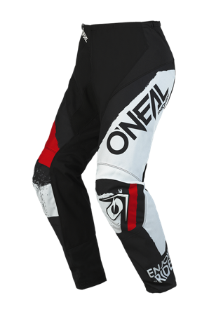Pantaloni Cross O'Neal Element Shocker V.23 Nero-Rosso 36