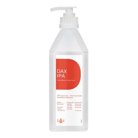 DAX Handdesinfektion IPA 600ml - Lyreco - Städ och hygien - Desinfektionsmedel - Handdesinfektion