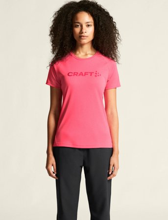 Craft Core Essence Logo Tee W - Pink - XS