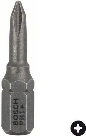 Bosch PH1 Bits 3-pak 25mm, Maskintilbehør & forbrugsvarer