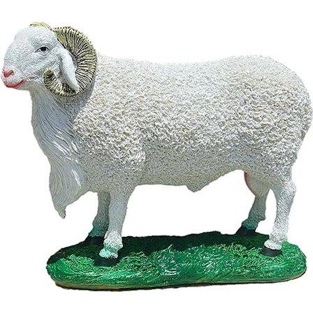 Saueskulptur i Resin for Innendørs og Utendørs Hjemmedekorasjon, Hage, Gårdsplass, Plen