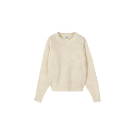 Rodebjer, Round-neck Knitwear Beige, Dames, Maat:XL