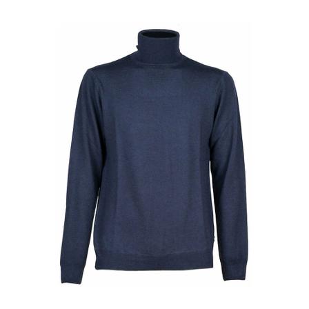 40Weft, Turtlenecks Blauw, Heren, Maat:XL