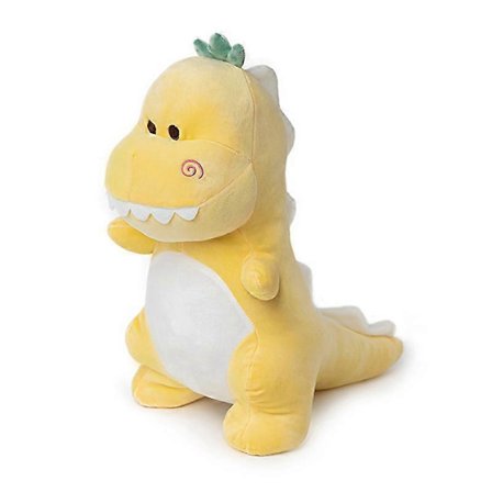 Dinosaurie Docka Plysch Mjukt Gosedjur 30/40/50cm Söt Barn gul-FF-