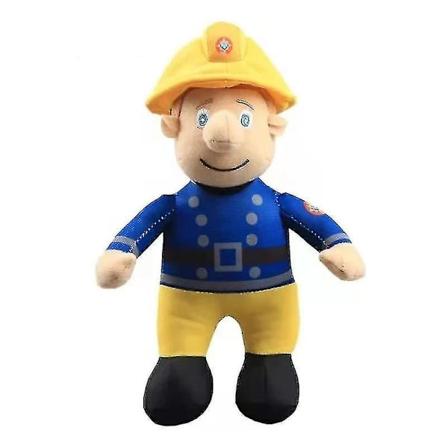 Brannmann Sam plysjleke brannmann myk utstoppet dukke 25cm figur barn julegave [LGL]