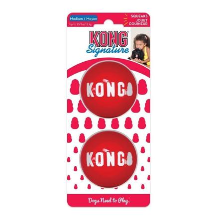 Kong Signature Balls 2pk medium, Hund, Leker, Baller