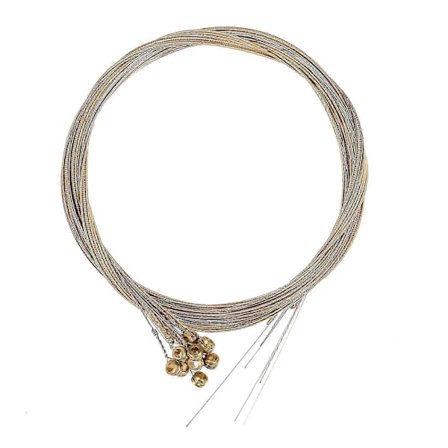 12 stk. Gitarstrenger i rustfritt stål, erstatning, 12 strenger sett for gitardeler tilbehør JP