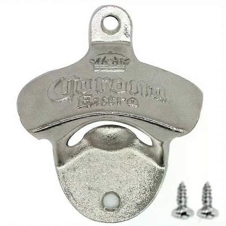 Retro Corona -olutpullon ruuvimeisseli, seinään kiinnitettävä olutpullon ruuvimeisseli, tee-se-itse-työkalu, seoselektrolyysipinnoitusprosessi