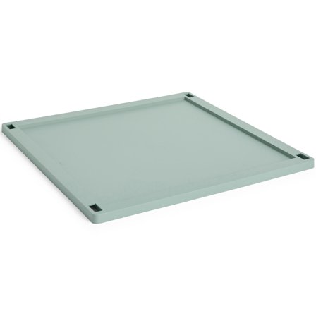 HAY Colour Crate Large Square Låg, sage green - Grøn | KitchenOne