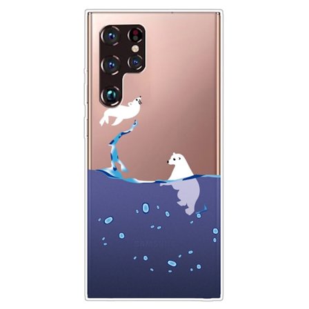 Deco Samsung Galaxy S22 Ultra skal - Isbjörnar