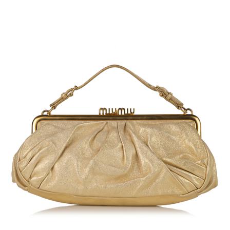 Miu Miu Pre-owned, Pre-owned Bags Geel, Dames, Maat:ONE Size