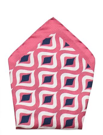 Pocket Square Lommetørkle Rosa Amanda Christensen