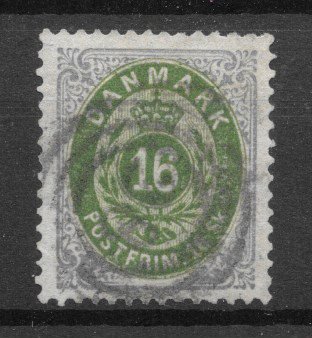 Danmark 1871 - AFA 20 - Stemplet