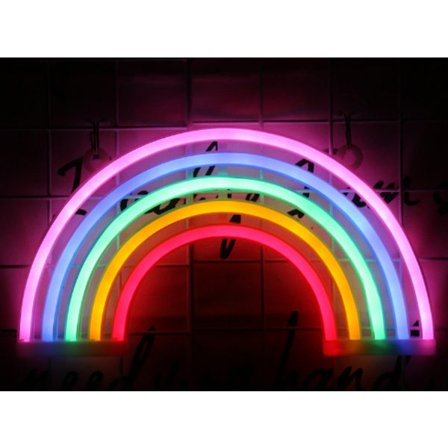 LED-lys/Nattlys Neonlys - Regnbue Flerfarget