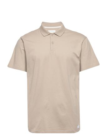 Hco. Guys Knits Polos Short-sleeved Beige Hollister