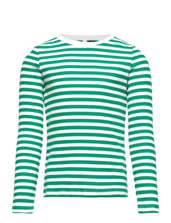 Lpelly Rib Ls Blouse Patterned Little Pieces