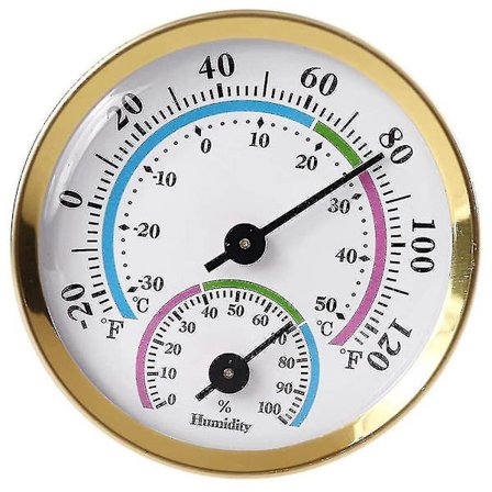 Digital Innendørs Termometer, Husholdning Mini Holdbar Pekepenn Gull