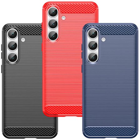 SKALO Samsung S25 FE Armor Carbon Suojakuori - Valitse väri