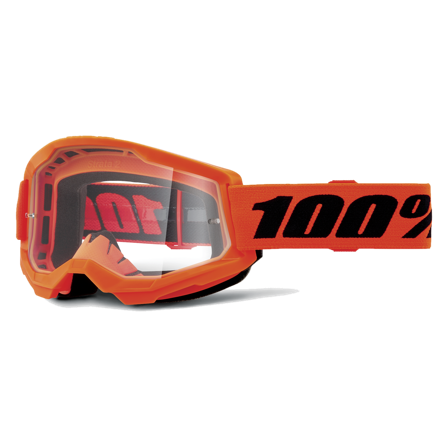 Masque cross 100% Strata 2 Orange Néon