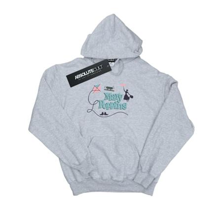 Disney Boys Mary Poppins Logo Hoodie 12-13 år Sports Grey Sports Grey 12-13 Years