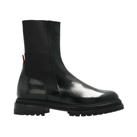 424 Leather ankle Støvler Sort, Herre, Størrelse: 40 EU