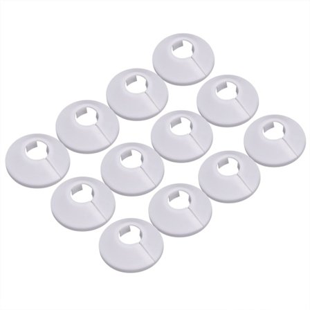 12 st dekorativa ringar för värmerör, radiator, avlopp