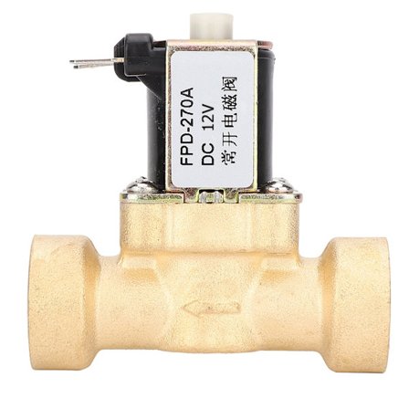 G1/2" Naaras Kierre Normaali Avoin Messinki Solenoidielektroventtiili (DC12V)