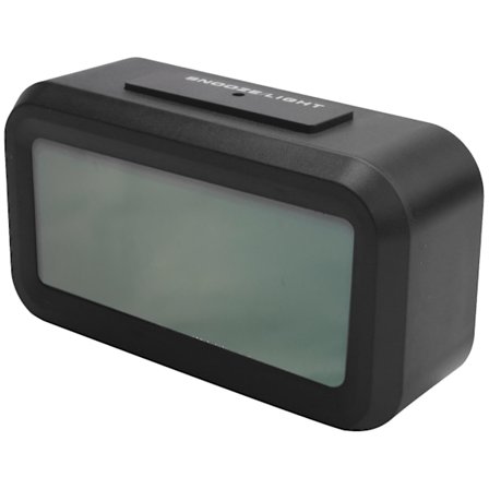 LED Display Digital Vekkerklokke Snooze Batteri Klokke Med Dato Kalender Temperatur For Soverom Hjem