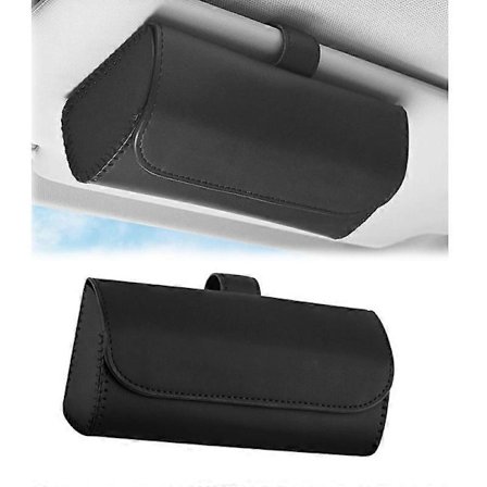 Auton aurinkosuojan aurinkolasikotelo Lasipidike Silmälasien pidike Järjestäjä Universaalit autotarvikkeet [db]