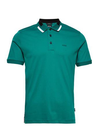 Phillipson 107 Polos Short-sleeved Grønn BOSS