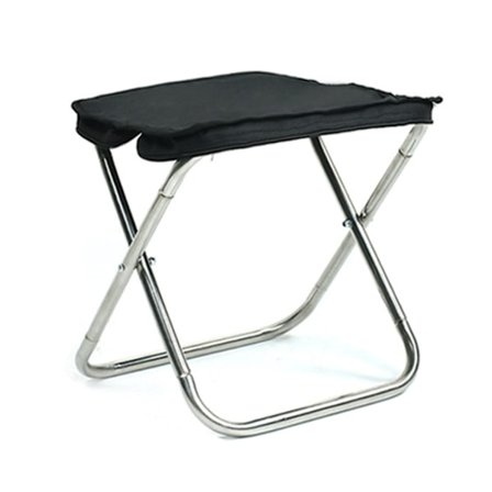 Campingpall Vikbar Samll-stol Bärbar pall för campingfiske Vandring Trädgårdsarbete Campingstol med bärväska