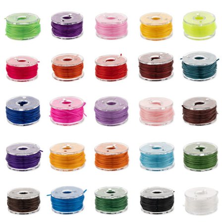 25 ruller elastisk snor sæt armbånd fremstilling sy sæt